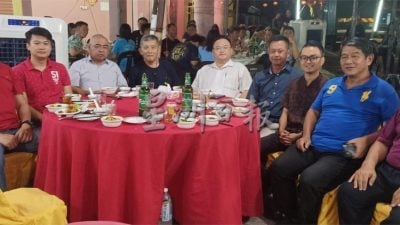 木阁村关帝庙庆神诞晚宴   黄俊历吁传承关帝精神