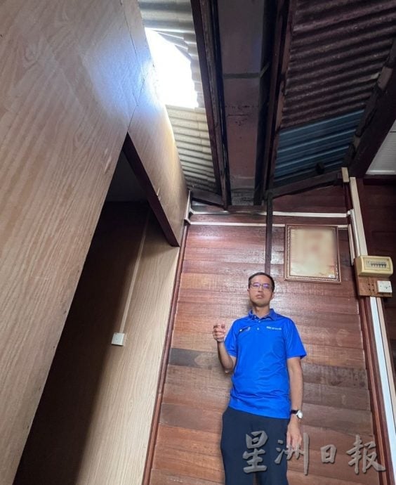 甲州强风暴雨,果园即将成熟的榴梿被刮落