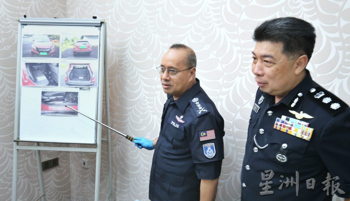 霹警检查路旁空车 起获值逾466万毒品
