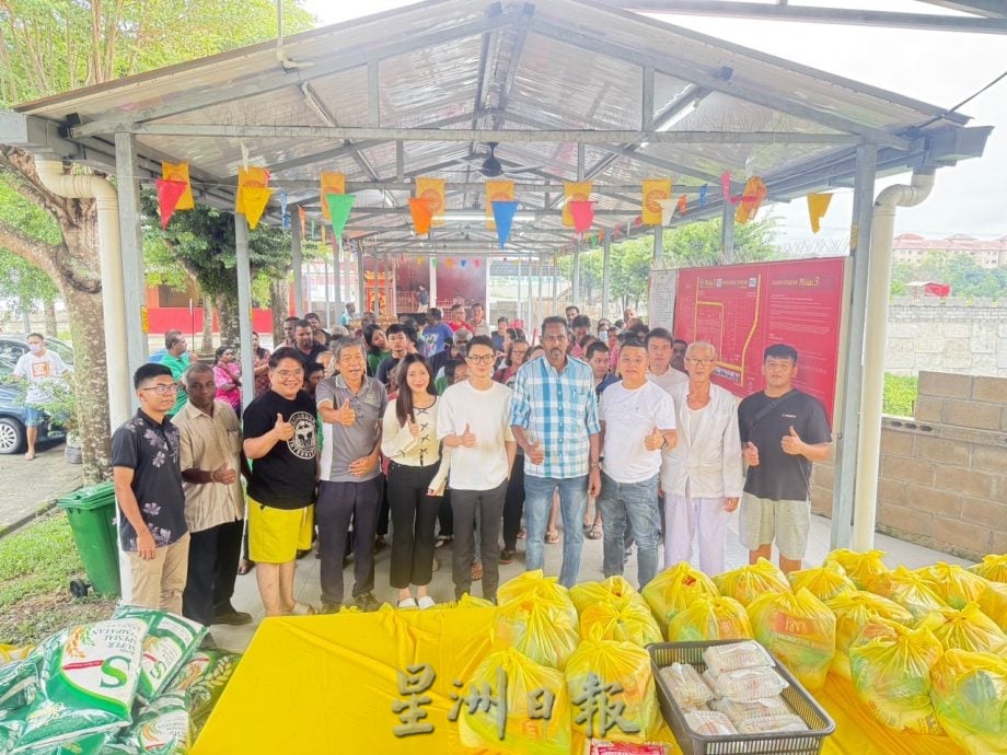 供星洲网:“一箪素食一份情”!Nilai 3佛祖庙每月结缘活动 百户家庭受惠