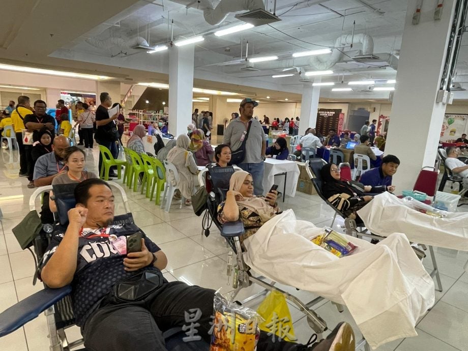 森世界捐血日嘉年华  各族踊跃响应 成功筹获348包血