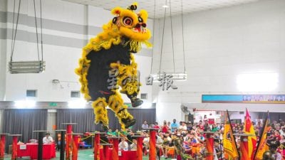 全国高桩舞狮争霸赛圆满落幕 士拉央弘德龙狮体育会技高一筹夺冠