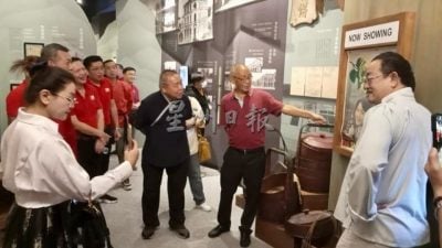 六大华团总会走进森华文史馆 共谱文化交流新篇