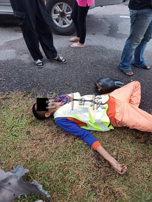 (古城第六版主文)巴也明光路口一带一周内2车祸 李景茂促加强安全措施