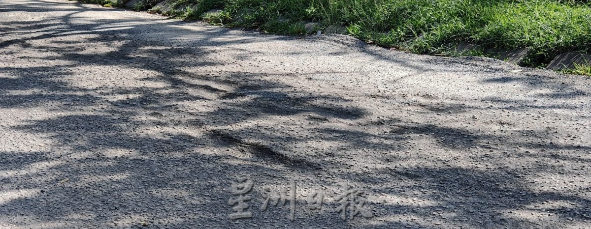 (已签发)柔:民生特工队:淡杯吉市场油站内路破损 民众:不要一补再补了