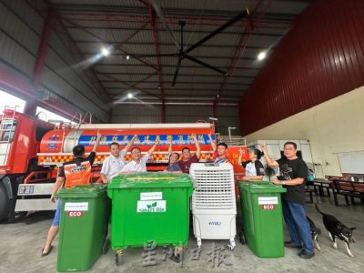 朱悦权拨款1.5万 拉惹乌达义消会所装工业风扇 