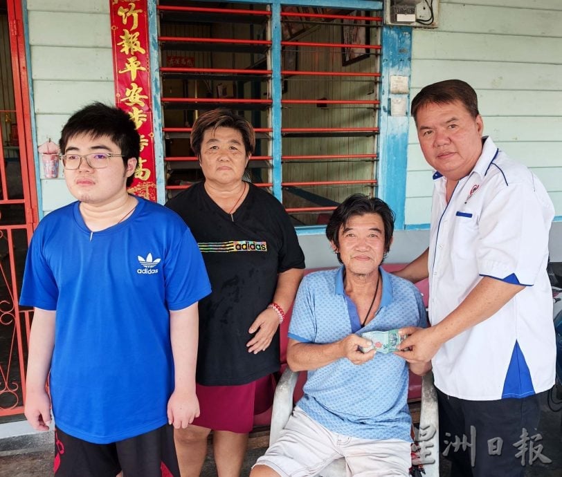 善心组织再捐4000 助莫珍歪患病家庭