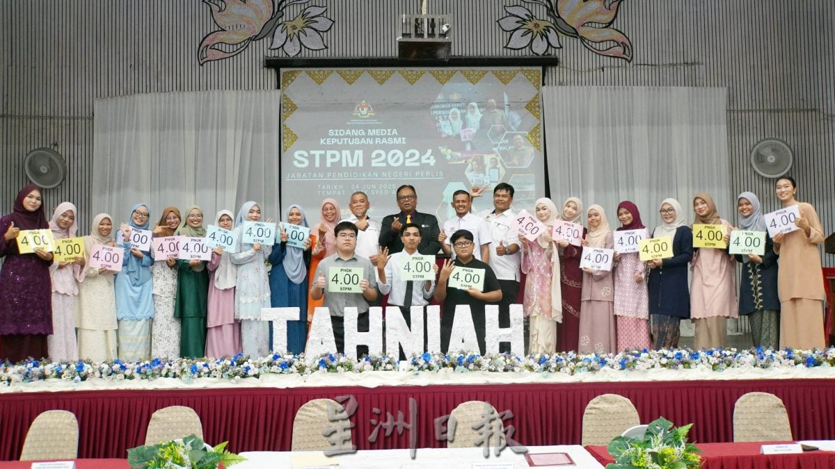 STPM放榜 | 20人考满分平均积分2.87 玻连5年全员过关