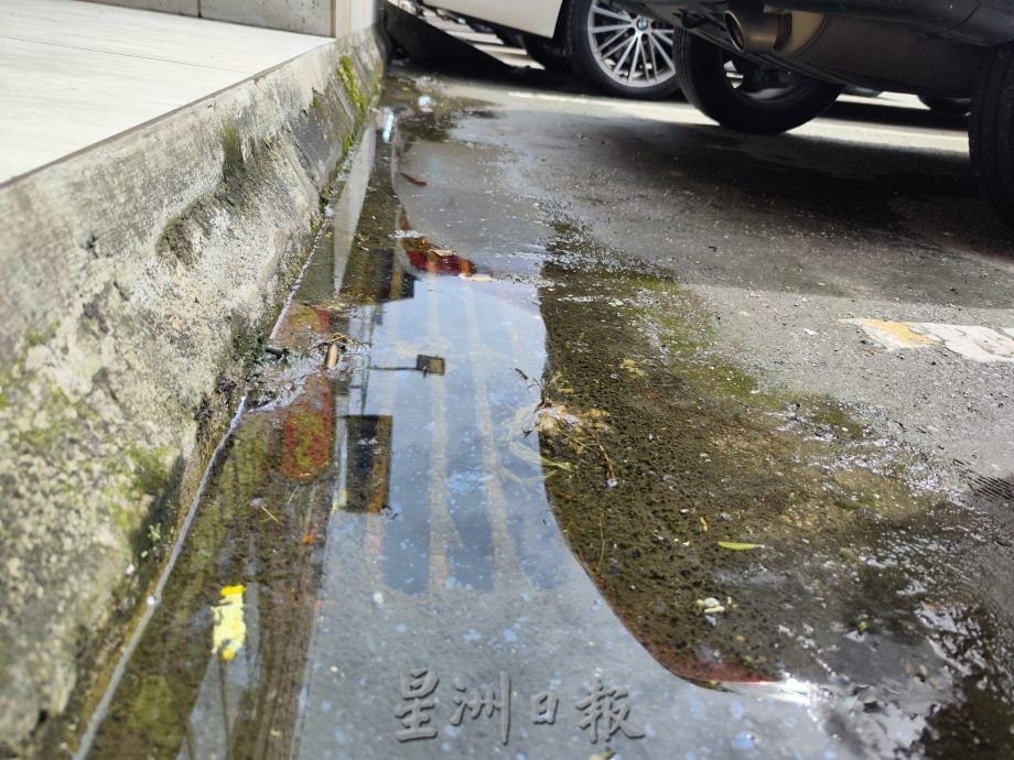 **已签发**柔:头条之一:民生特工队〡商区水沟阻塞大雨必淹 商民好困扰