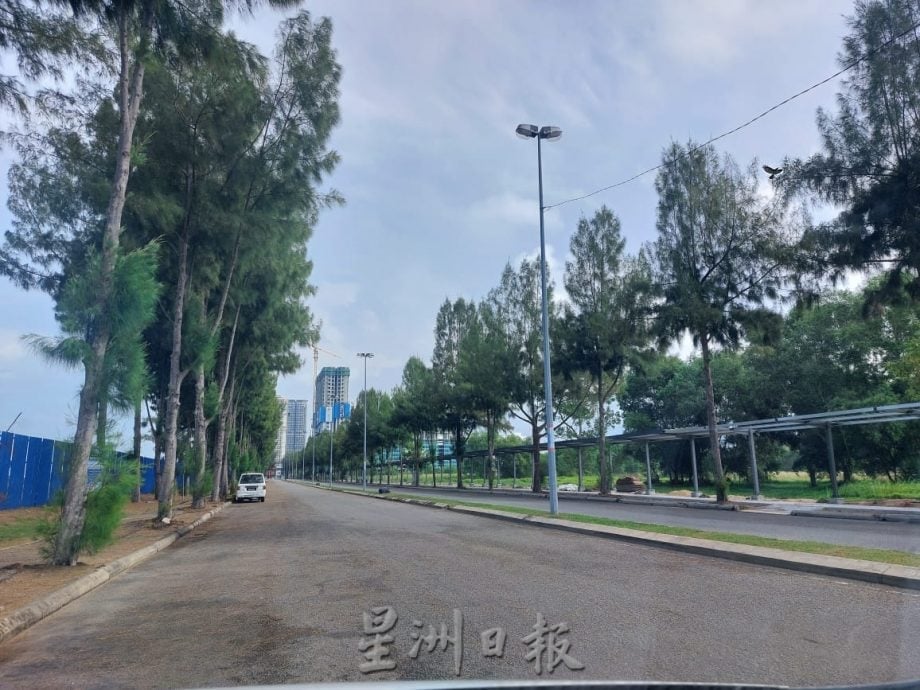 哥打沙班达新路不准摆摊营业,违反者将被执法对付