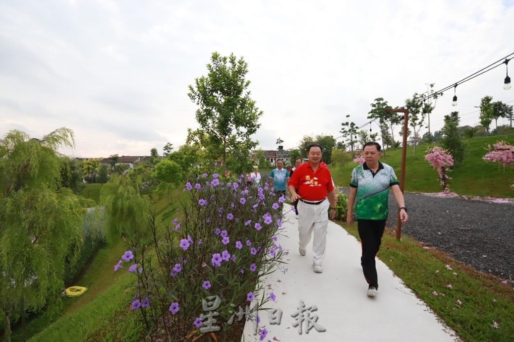 供星洲网:芙蓉梅岭志元堂耗资130万令吉打造的悦心园正式推介开放