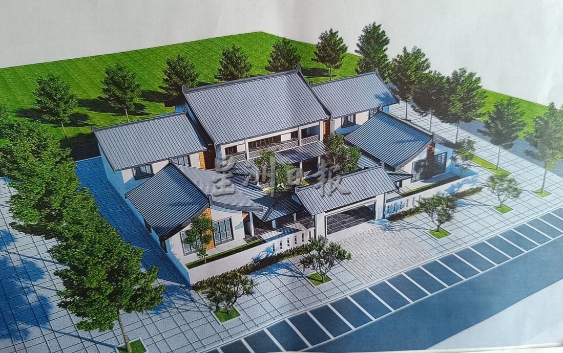供星洲网：马口紫康阁百人献地计划完成，进入筹款建阁阶段