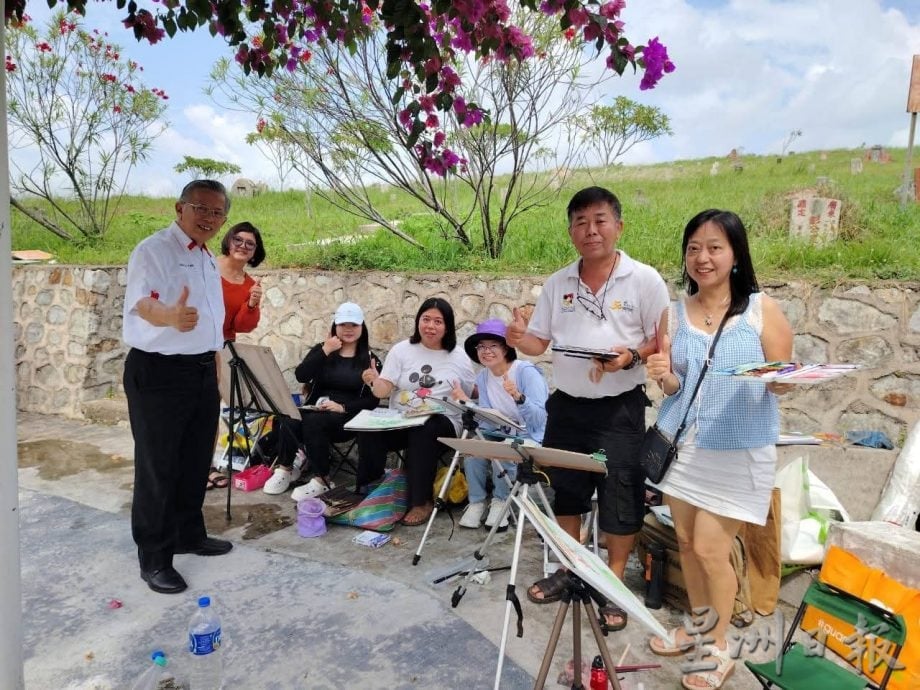 供星洲网：百年义山迎艺术新气象，杜鹃河畔写生活动推广环保