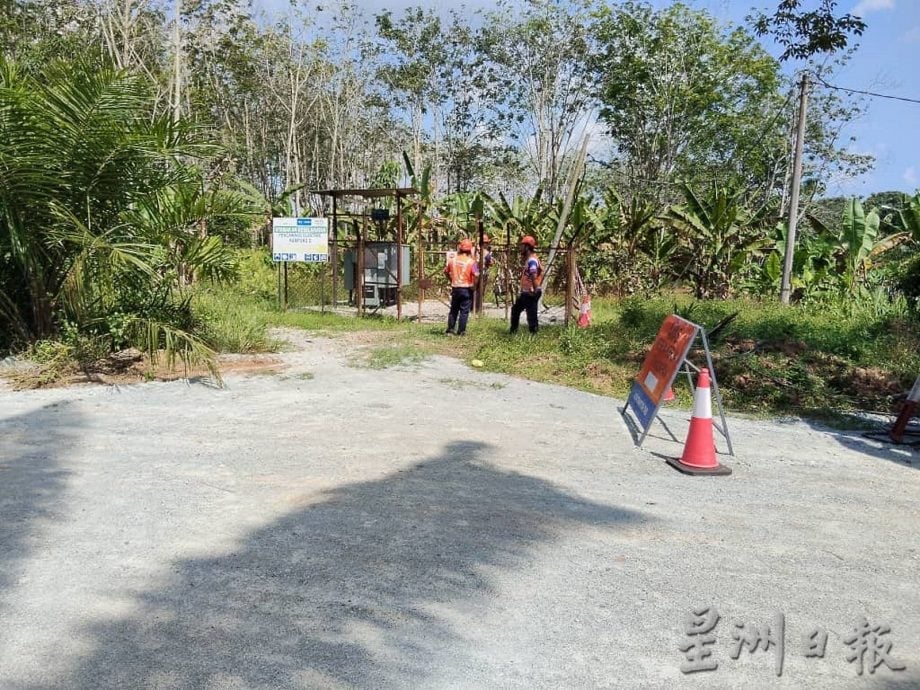 供星洲网:榕吉D公司电流变压站的变压器被盗，造成地区停电