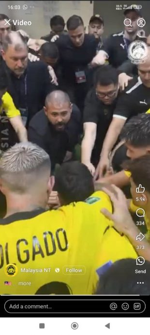 TMJ赛前激昂演说鼓励国足  “这场革命致力提升马足水平”