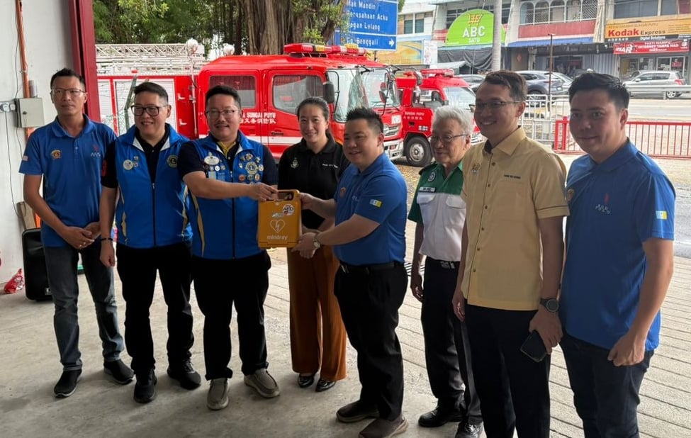 VIP文（大北马）双溪浮油义务消防队会所安装AED