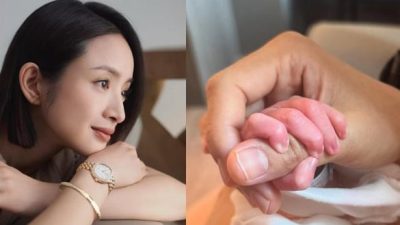 林依晨亲晒母子牵手照  借诗报喜“这就是生命”