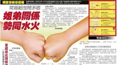 常为细故闹矛盾  姐弟关系势同水火
