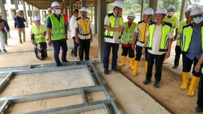 副工程部长视察进度  沙伊斯兰宣教学院完成一半