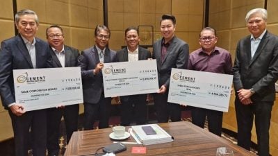 沙洋灰工业公司派息2500万令吉