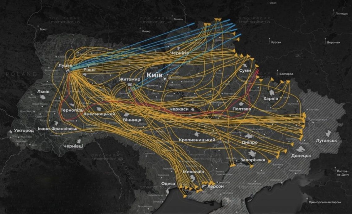 741架无人机创单日空袭纪录 俄军突袭乌西逼波兰战机升空