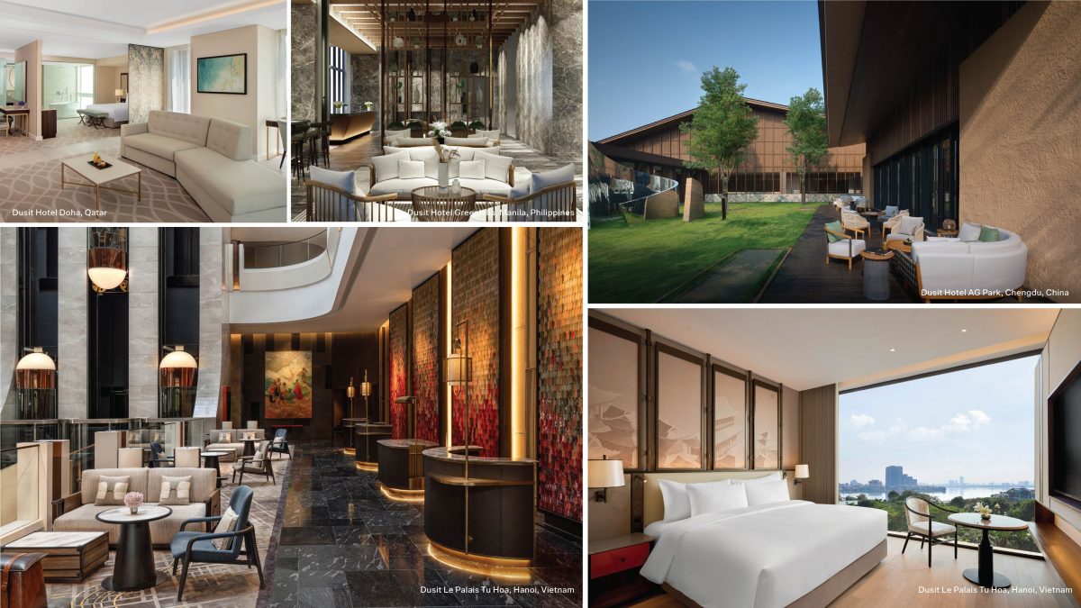 Dusit’s ninth hotel brand – Dusit Hotels – is designed to deliver refined, upper-upscale experiences that are market-relevant, locally rooted, and enriched by Thai-inspired gracious hospitality. Now open in Doha, Qatar; Hanoi, Vietnam; and Chengdu, China – with Manila, Philippines set to join in 2026.
