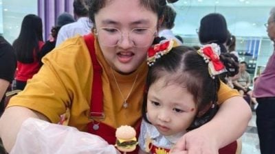 亲子蛋糕装饰赛 刘芯语麦当劳主题抡元