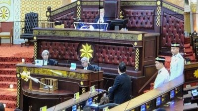 打断发言坚持反驳  张健仁被议长逐出议会