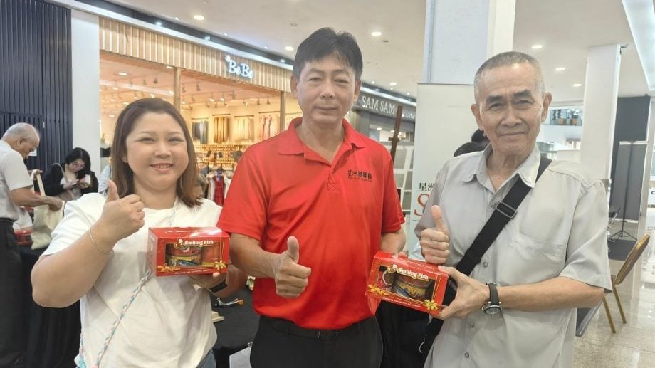 到星洲柜台注册成功  大强送出笑鱼牌礼包