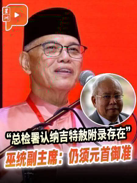 总检署认纳吉特赦附录存在 旺罗斯迪：仍须元首御准