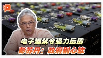 电子烟禁令强力后盾 彭苏丹：政府别心软