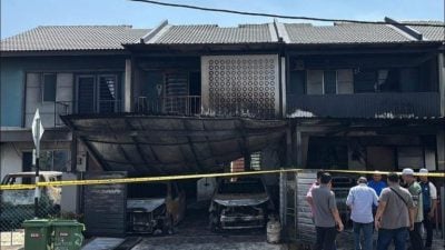 阿窿追债纵火烧3排屋  警方逮捕2名嫌犯