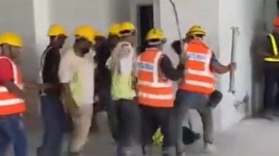 外劳建筑工地群殴 警捕9人助查