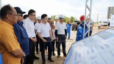 冯晋哲：40英亩地填平 Esteel绿钢项目已施工
