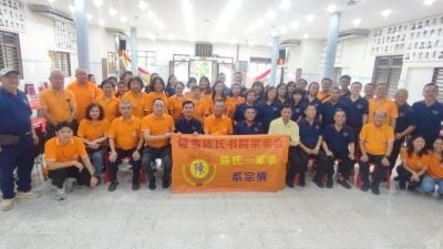 隆雪陈氏书院宗亲会到访  吉玻陈氏颍川堂热情招待