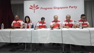 陈清木和潘群勤卸下新加坡前进党领导职务