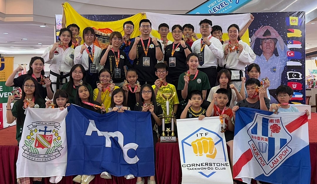 CORNERSTONE跆拳道公会代表霹州 荣获全国锦标赛亚军