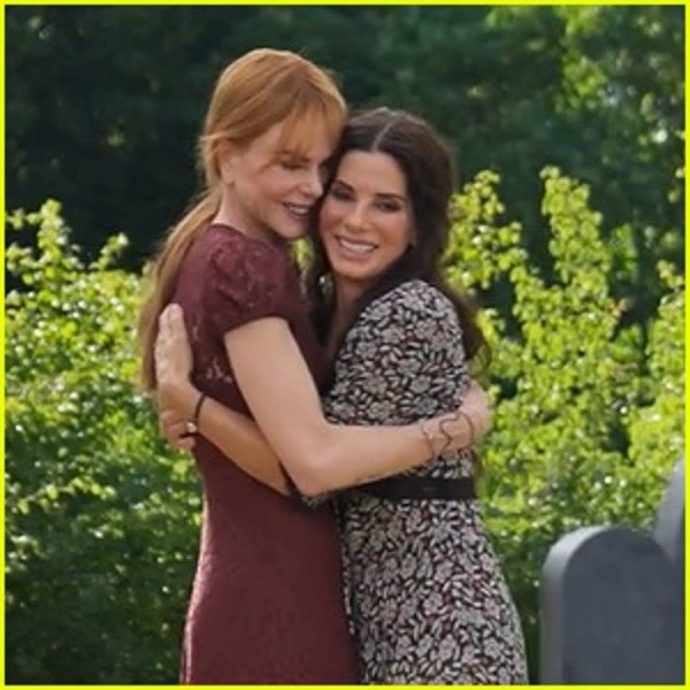 与桑黛娜布洛隔27年再合作 妮歌洁曼晒“巫婆”开工片段