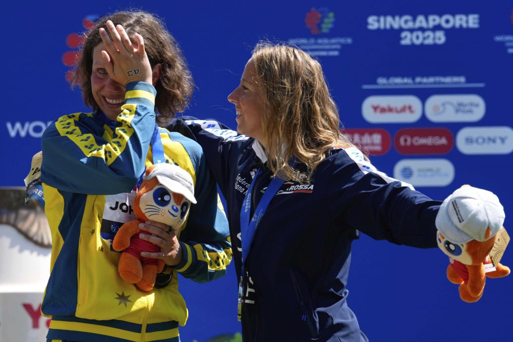 世界上水运动锦标赛| 女子5公里公开水域游泳赛  莫莎约翰逊夺本赛会第2金