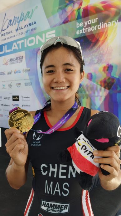 世界铁人3项发展区域杯 大马健儿陈芳丽勇夺冠军