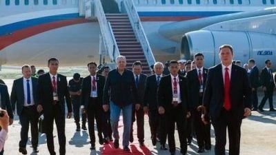 东盟外长会议| 出席高层会谈  美俄外长陆续抵马　