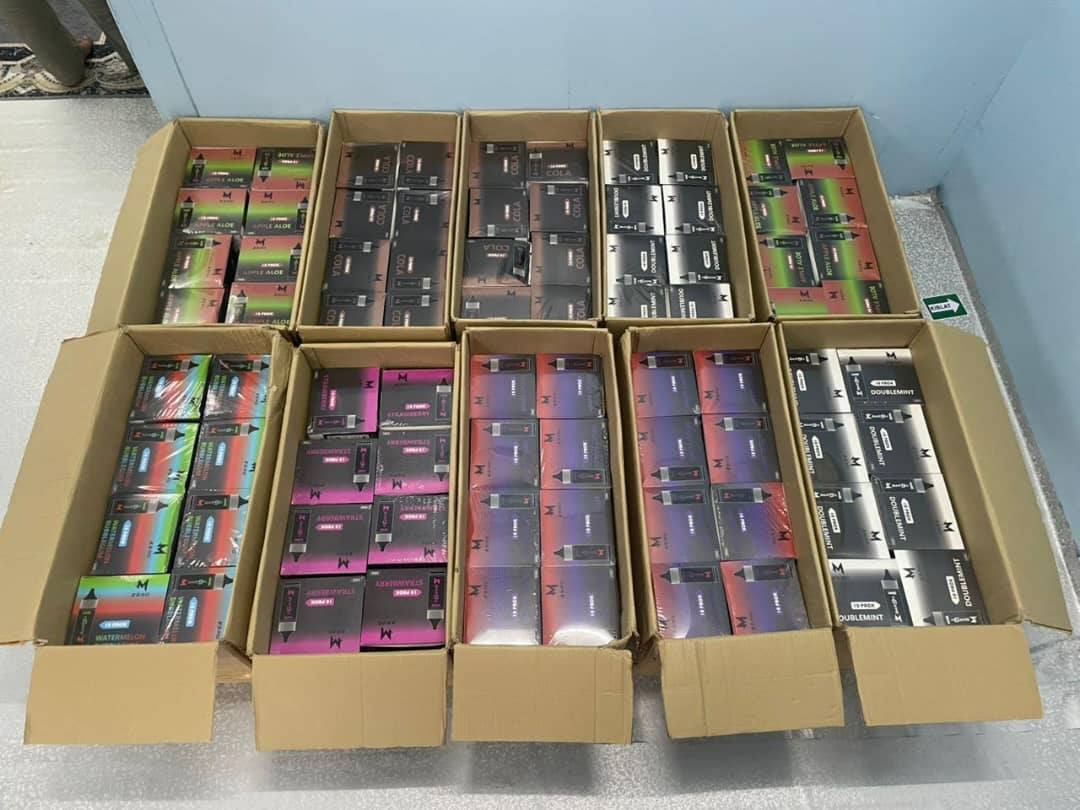 东（已签）：普通行动部队查获2600支估值52万令吉的电子烟产品。