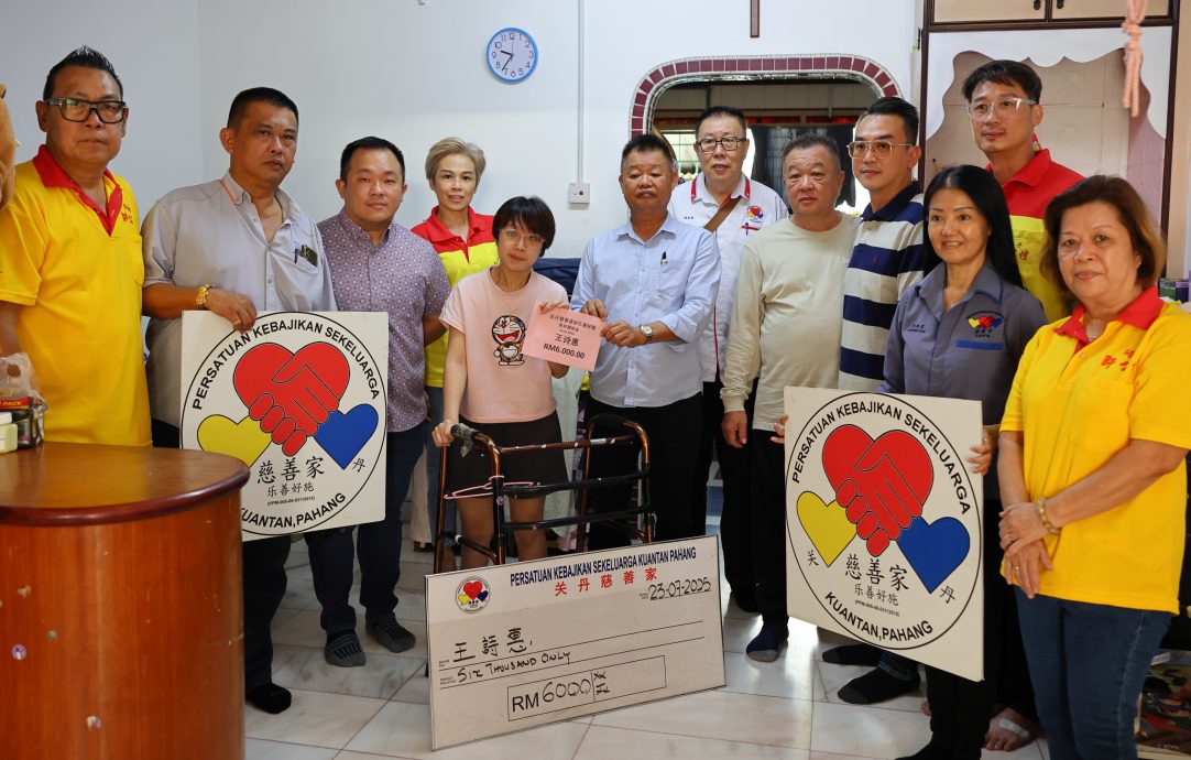 东:(已签发)关丹单亲妈妈患病行动不便 关丹慈善家与关丹师公坛雪中送炭