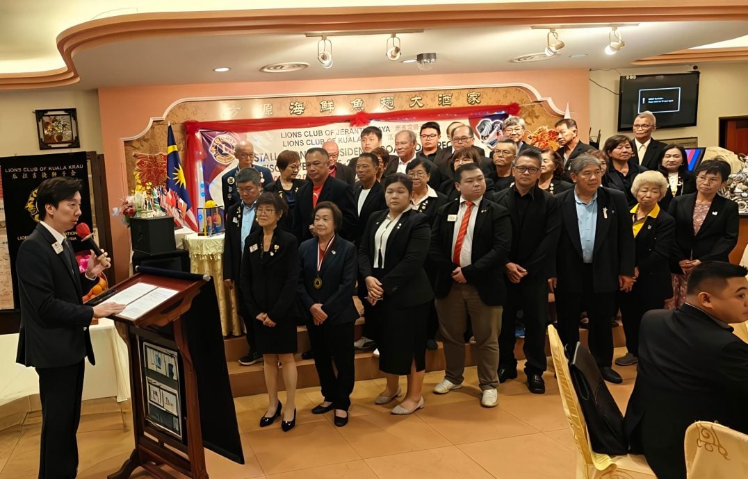 东:(已签发)而连突及瓜拉吉挠狮子会新届理事就职
