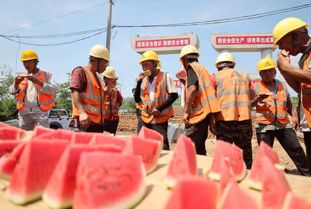 中国持续高温 用电量创新高