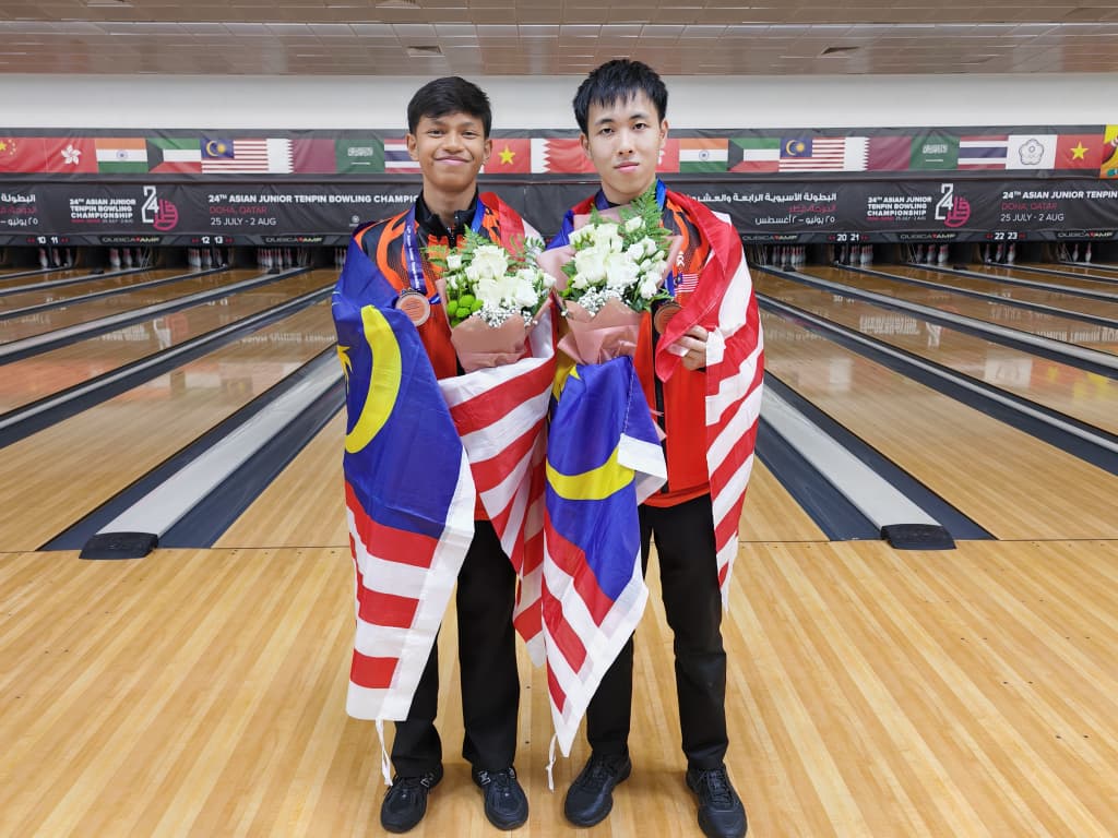 亚洲青少年保龄球赛 大马男子双人赛添铜牌
