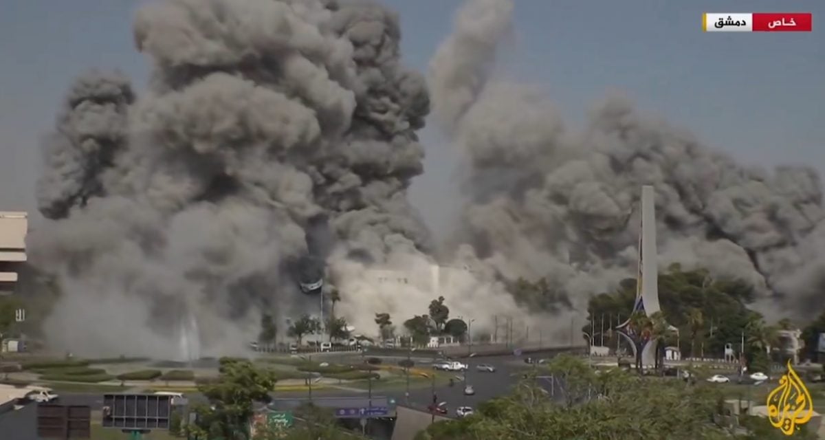 以空袭叙首都国防部　总统府附近亦被炸