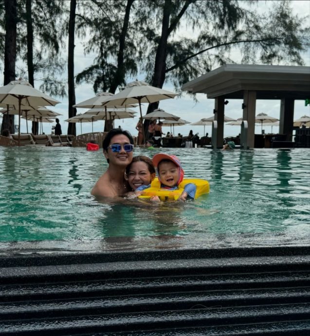 何雁诗冲绳度假收海啸警报 与罕病儿房内玩躲猫猫