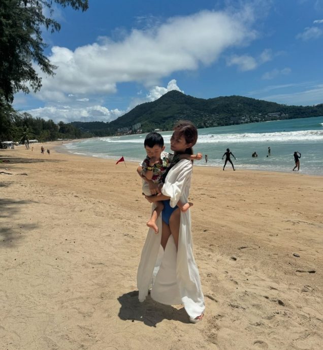 何雁诗冲绳度假收海啸警报 与罕病儿房内玩躲猫猫