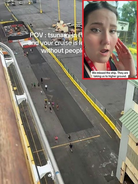 俄8.8级强震发海啸警报 邮轮丢下600乘客急撤离